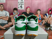 Nike Green White Yellow Basketball Shoes