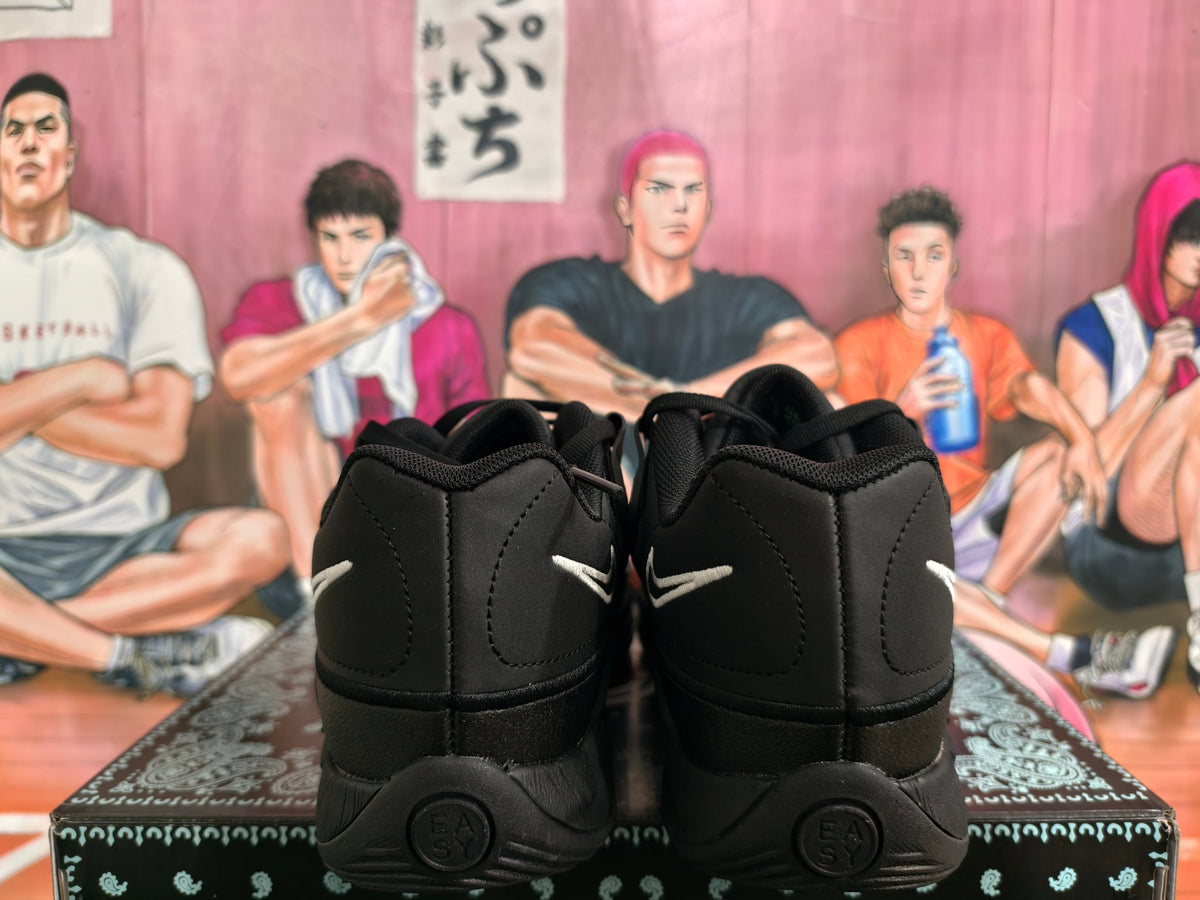 Nike Black Low-Top Sneakers with White Swoosh