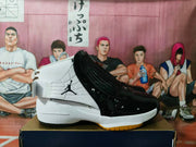 Jordan High-Top Sneakers White Black Gum Sole