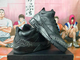Jordan 3 Black Elephant Print Sneakers