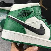 Jordan Air Jordan 1 Mid SE Green White Black Sneakers 852542-301