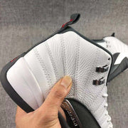 Jordan Air Jordan 12 Reverse Taxi Sneakers White Black