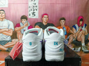 Nike Kobe Low Basketball Shoes White and Purple