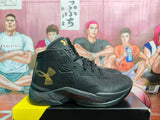 Under Armour SC Black Gold Basketball Sneakers