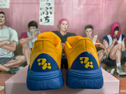 Yellow and Blue Basketball Sneakers