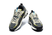 Louis Vuitton Black and Grey Chunky Sneakers with Blue Accents