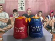 Nike Red Blue Mismatched Basketball Sneakers