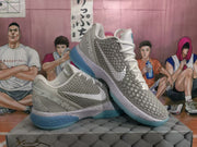 Nike Basketball Sneakers White Grey Blue