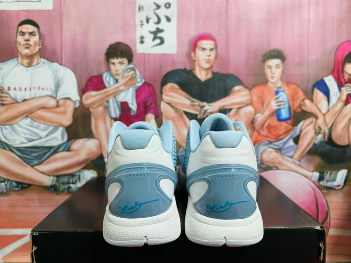 Nike Zoom Kobe Basketball Shoes in Light Blue and White