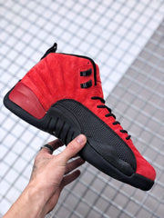 Jordan Air Jordan 12 Reverse Flu Game Red Black Sneakers CT8013-602