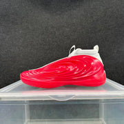 Red and White Layered Sole Sneakers