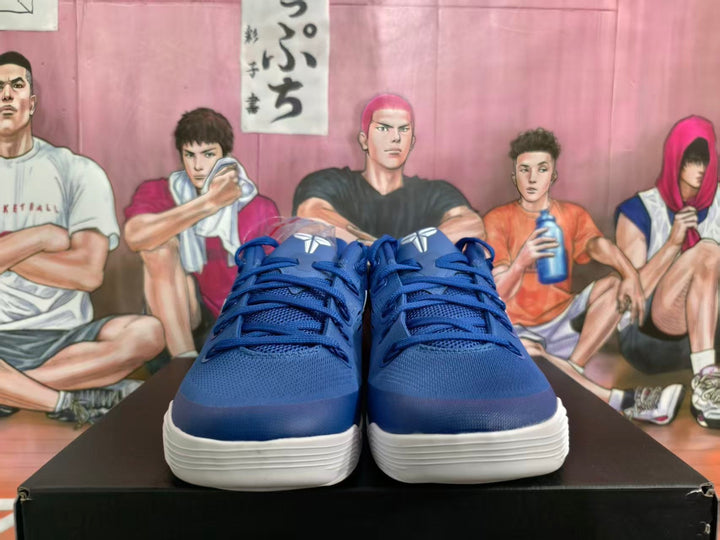Nike Kobe Basketball Shoes, Blue and White