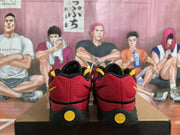 Nike Red and Black Sneakers