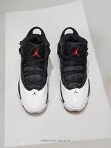 Jordan 6 Rings Black White Red Sneakers