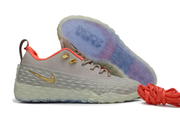 Nike ST Charge Basketball Shoes – White, Black & Grey/Coral