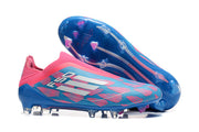 adidas F50 Laceless Soccer Cleats Pink Blue