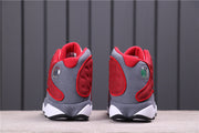 Air Jordan 13 Red Flint Sneakers - Red, Gray and White