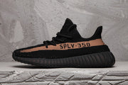 Yeezy 350 V2 Black Peach Stripe Sneakers