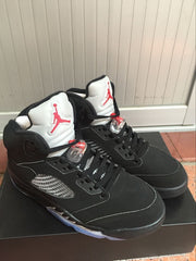 Jordan Air Jordan 5 High-Top Sneakers Black Silver