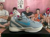 Nike Caitlin PE Basketball Sneakers Grey Blue