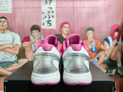 Nike LeBron Basketball Sneakers Pink and White