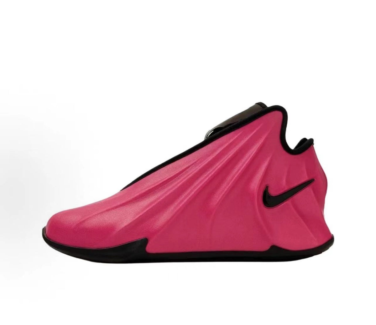 Nike Pink and Black Slip-On Style Sneakers