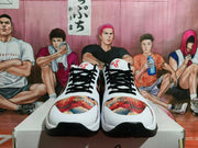 Nike Basketball Sneakers White Black Red