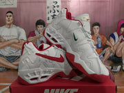 Nike White Red Basketball Sneakers