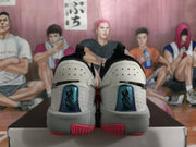 Nike LeBron XX Low Basketball Shoes Grey Pink
