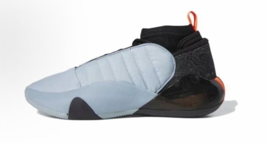838-10 Gray and Black High-Top Sneakers IE9249