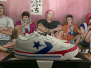 Converse White Blue Red Low-Top Sneakers