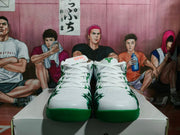 Nike Basketball Sneakers White and Green
