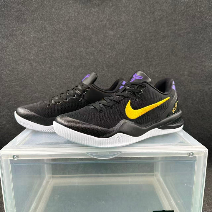 Nike Kobe Basketball Sneakers Black Purple Gold