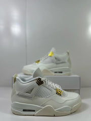 Jordan Air Jordan 4 Metallic Gold White Sneakers AQ9129-170