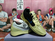 Nike 12AM Basketball Shoes in Pale Yellow and Silver
