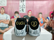 Nike GiGi Basketball Sneakers Black White Gold