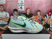 Nike Basketball Sneakers Light Blue and Green
