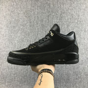 Jordan Air Jordan 3 BHM Black and Metallic Gold Sneakers
