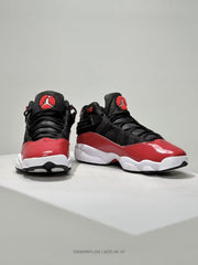 Jordan 6 Rings Black Red High-Top Sneakers