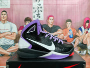 Nike Zoom Kobe 5 Basketball Shoes Black White Purple