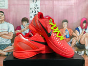 Nike Zoom Basketball Sneakers Red Black