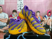 Nike Ja 1 Basketball Shoes Purple and Yellow LSU Style