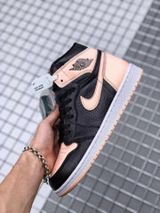 Jordan Air Jordan 1 High OG Crimson Tint Sneakers Black Pink