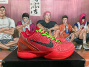 Nike Zoom Reverse Green Hornet Basketball Sneakers Red