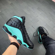Jordan Air Jordan 13 Island Green Sneakers Black and Green