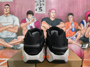 Nike Black Basketball Sneakers with Orange and Blue Accents