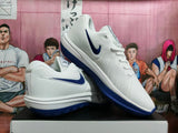 Nike LeBron Basketball Shoes White and Deep Blue
