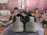 Nike Gray Basketball Sneakers with Blue Swoosh
