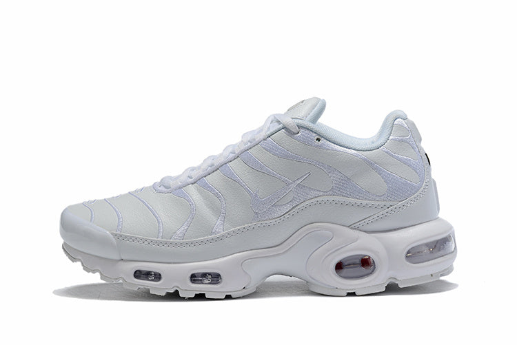Nike Air Max Plus Sneakers, Black and White Leather Style