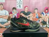 Nike Basketball Sneakers Camo Green Black Red
